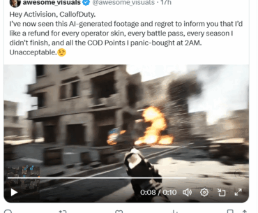 [COD] the joke here is, the guy making the post is mocking people who're ANTI AI