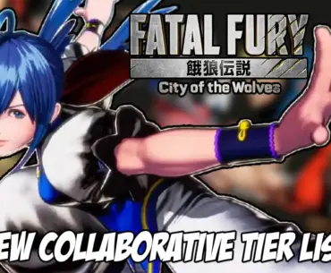 City of the Wolves tier list created through collaboration of SNK World Championship 2025 Finals competitors