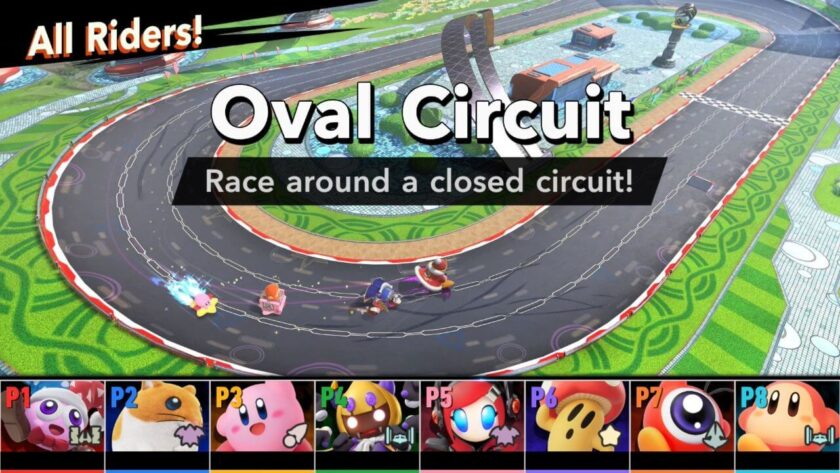 Stadium oval circuit racing game, with eight online players ready to race. Published on LadiesGamers.