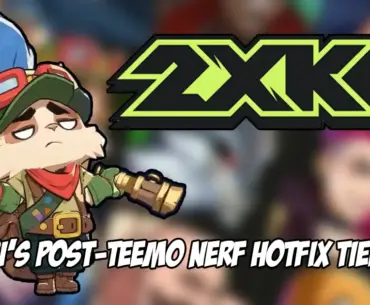 Dragon Ball FighterZ world champion releases new tier list for 2XKO hotfix 1.0.3