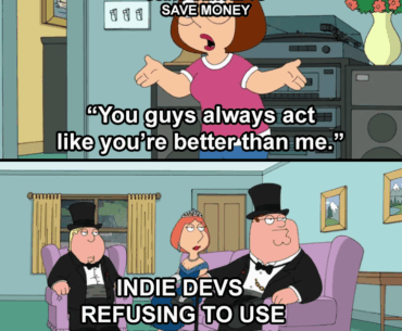 And people wonder why Indie Games are so beloved these days over AAA