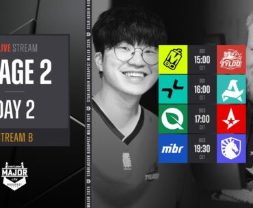 English Stream B | StarLadder Budapest Major 2025 - Stage 2 - Day 2