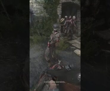 call of duty WWII - Correndo da horda da #zombies #gameplay #callofdutyww2gameplay #fps