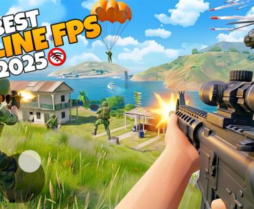 Top 10 Best Offline FPS Games for Android & iOS 2025 like PUBG, Free fire (High Graphics)