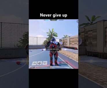 Never give up | call of duty mobile #shorts