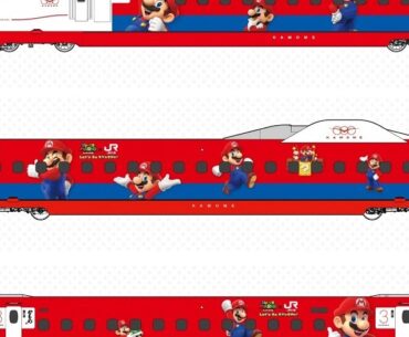 Japan’s Shinkansen trains are getting a Super Mario makeover【Pics】