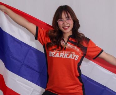 Kat bowler representing Thailand at SEA Games