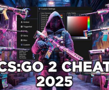 Counter Strike 2 CHEAT menu 2025 / AIMBOT / WH / ESP - Free Download CS2 cheat Undetected 😈😈😈
