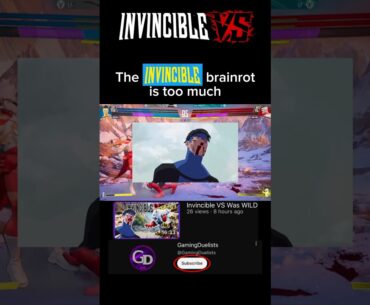 The (INVINCIBLE) brainrot is too much #invincible #invinciblevs #invincibleseason3 #gaming #memes
