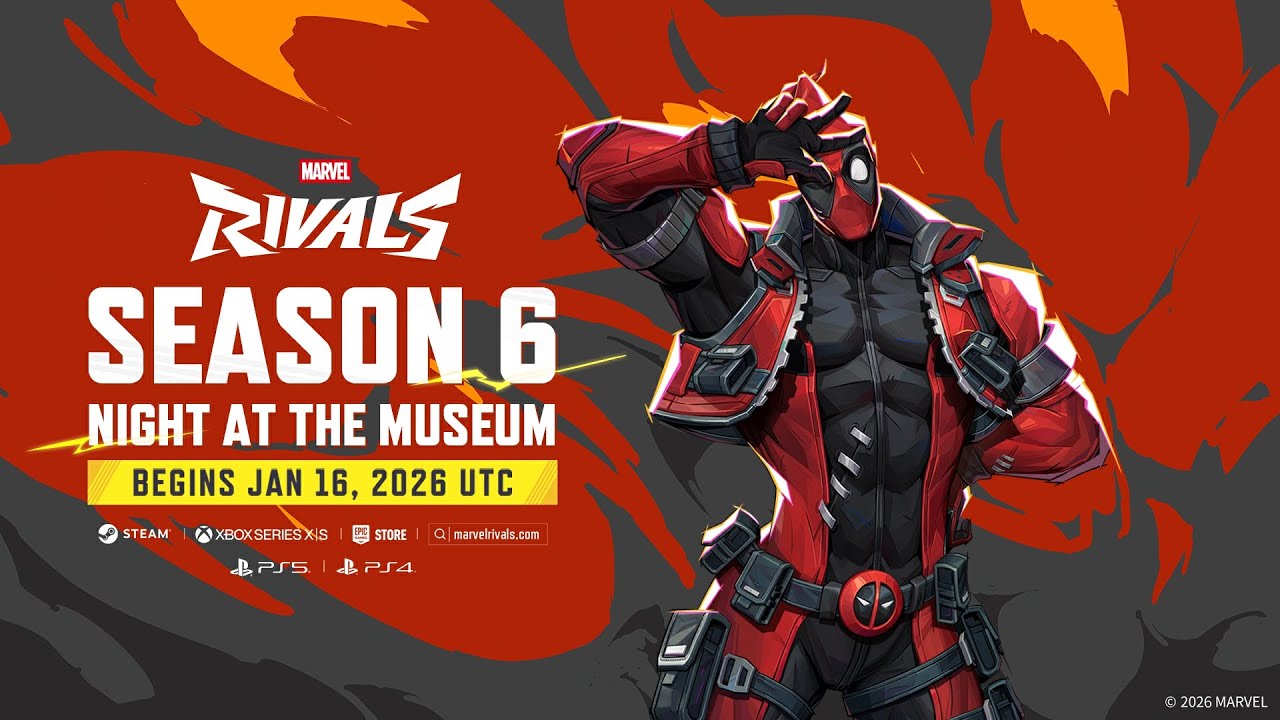 Deadpool is coming to Marvel Rivals on Jan 16 // Season 6: Night at the Museum Official Trailer - YouTube