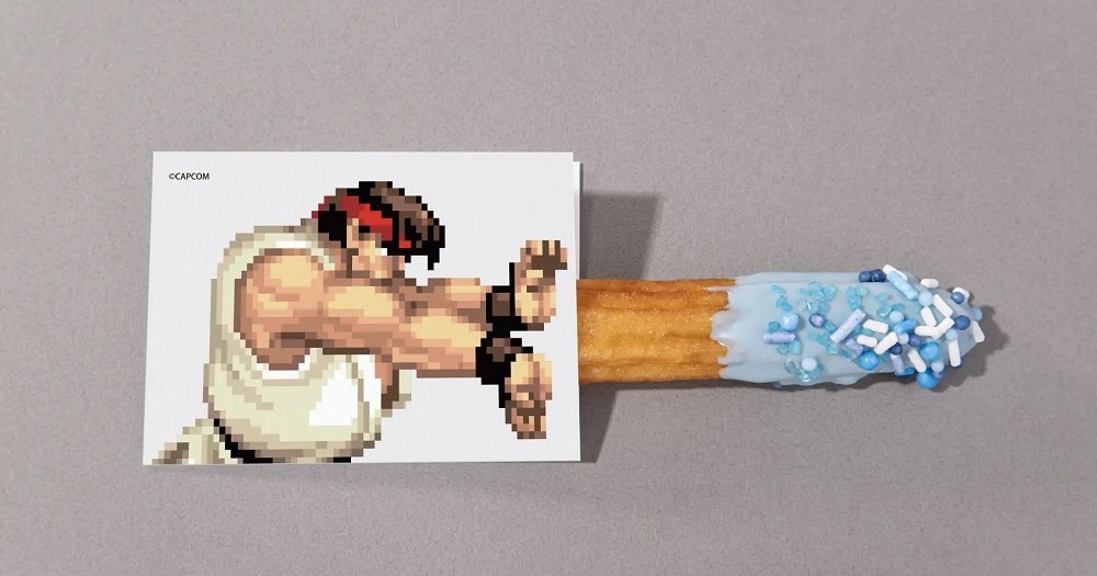 Street Fighter Hadouken Churros to be launched and eaten in Tokyo, Okami pudding on offer too Street Fighter Hadouken Churros to be launched and eaten in Tokyo, Okami pudding on offer too