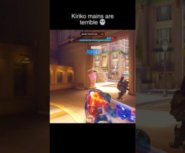 Kiriko is weak in silver 3 #overwatch #overwatch2 #ow2