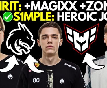 Spirit: magixx & zont1x BACK, s1mple: HEROIC RUMORS, NEW Update, jcobbb & donk | CS2 News