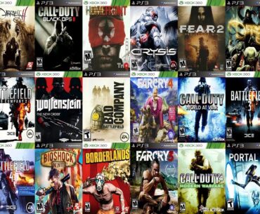 Top 50 Best PS3 & Xbox 360 First-Person Shooter Games of All Time