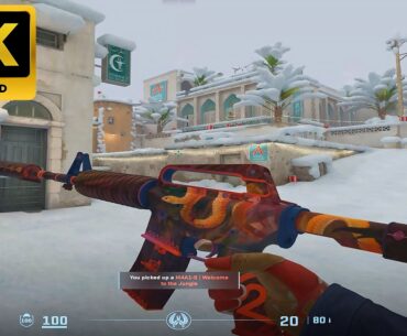 Counter Strike 2 -  Dust 2 Winter  - Full Gameplay