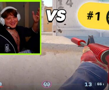 S1MPLE PLAYS VS FACEIT TOP #1 PLAYER!! (ENG SUBS) | CS2