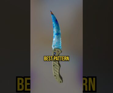 NEW 1 OF 1 CS2 BLUE GEM KNIFE SKIN