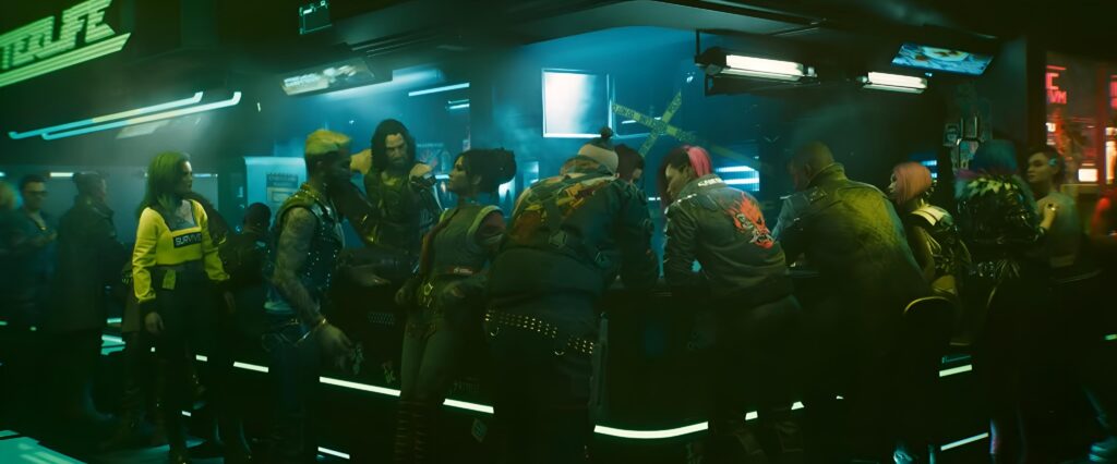 Everyone meeting up in the After life. Kinda poetic.