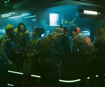 Everyone meeting up in the After life. Kinda poetic.