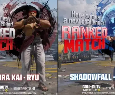 Ryu, Chun-Li, Cammy and Akuma Street Fighter 6 skins now available in Call of Duty: Mobile