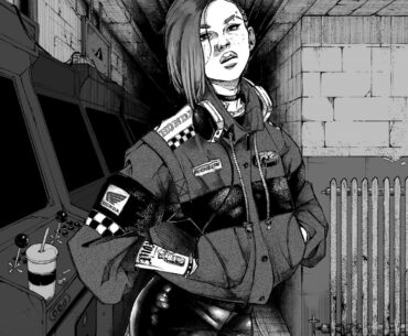 My reimagining of Judy and Panam in a retropunk setting