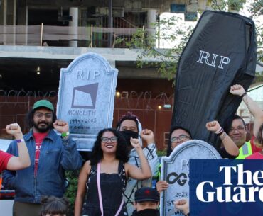 ‘Our industry has been strip-mined’: video game workers protest at The Game Awards | Games