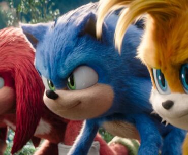 Knuckles, Sonic and Tails in Sonic 3 (2024)