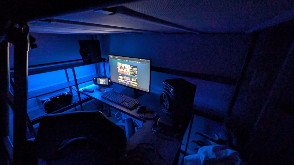 Son's first battle station..