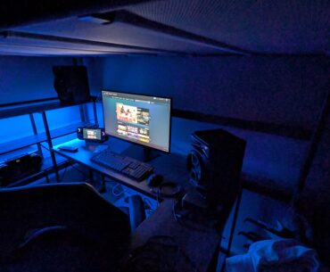 Son's first battle station..