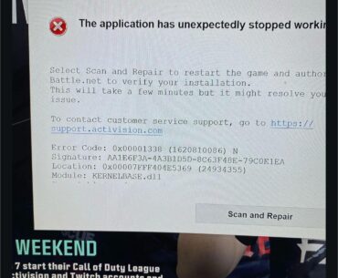 [COD] issues with game