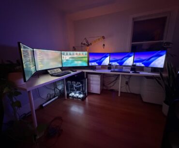 Linux on the left - Mac on the right