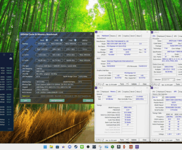 5800X3D + 64GB (4x16GB Hynix CJR) @ 3800 1:1 – 63.8 ns daily driver
