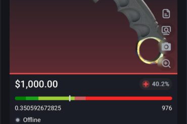 Trade/sell gold gem karambit