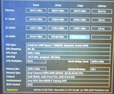 high latenct at 7800x3d