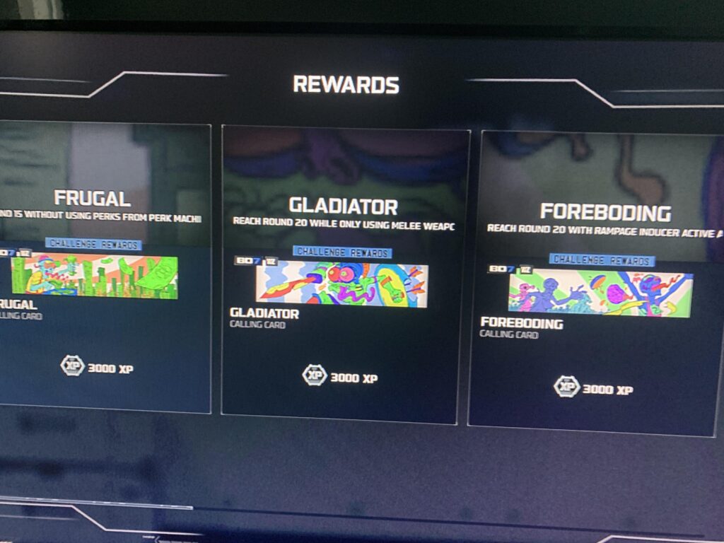 Easy way to get all these 3 calling card in one solo game.