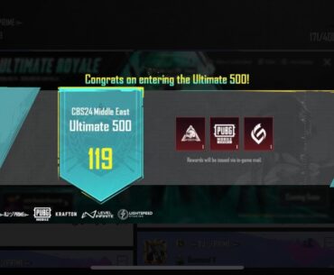 Ultimate royale Top 500 Title - Feedback