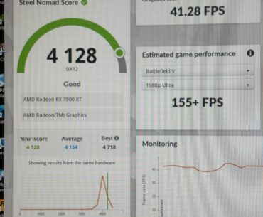 Is this good for 7800xt and ryzen 5 7600x with 32gb of ram this is stock settings and my first time trying this by the way