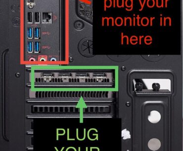 To all of the wonderful people joining us today and tomorrow…make sure you plug in your monitor correctly!