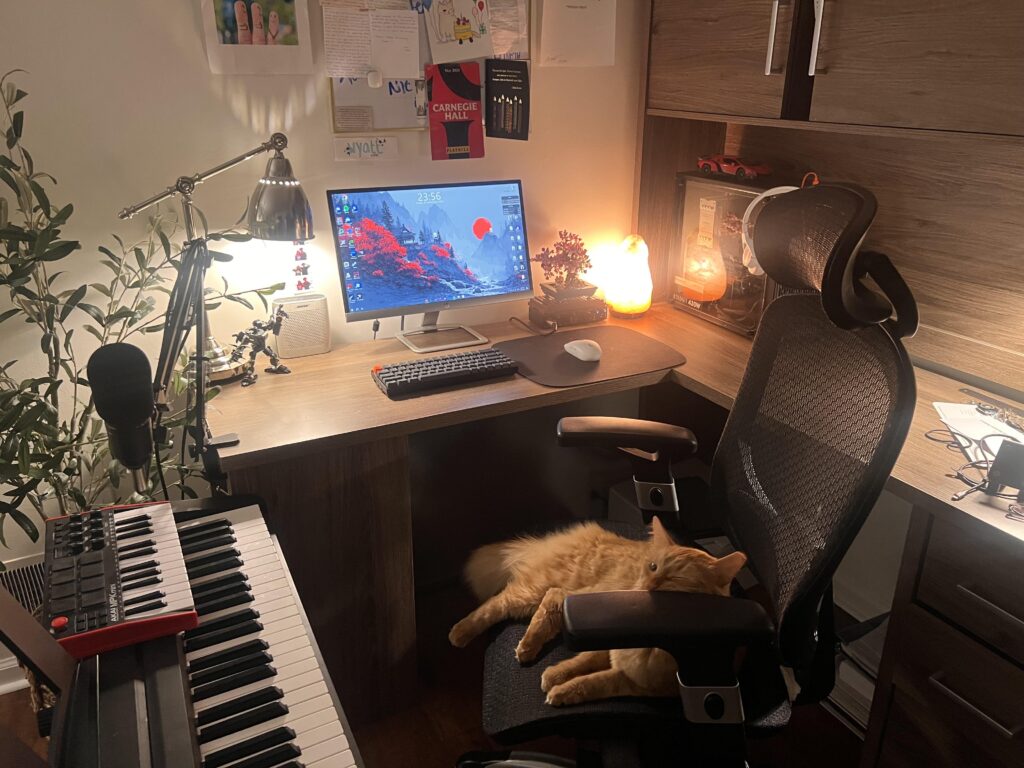 He plays sometimes