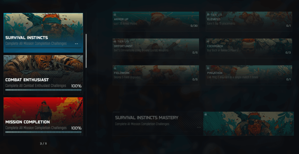 "Survival Instincts" not tracking