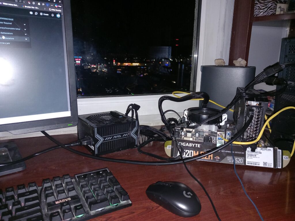 Used case didn't come with M3 screws