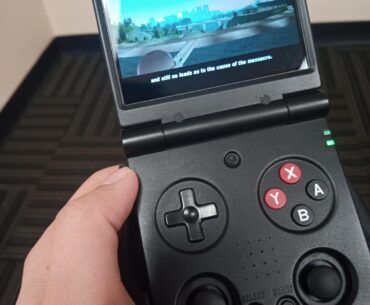 Beating Grand Theft Auto III on a device the size of a GBA SP feels like the future.(Miyoo Flip)