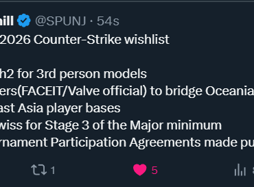 Spunj's 2026 Counter-Strike wishlist