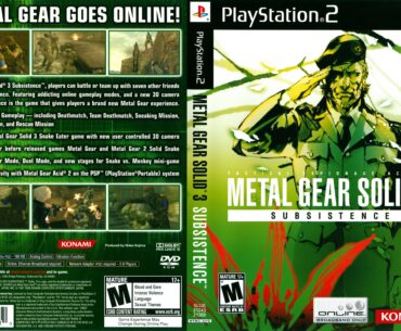 20 years ago, Metal Gear Solid 3: Subsistence alongside Metal Gear Online was released on PS2