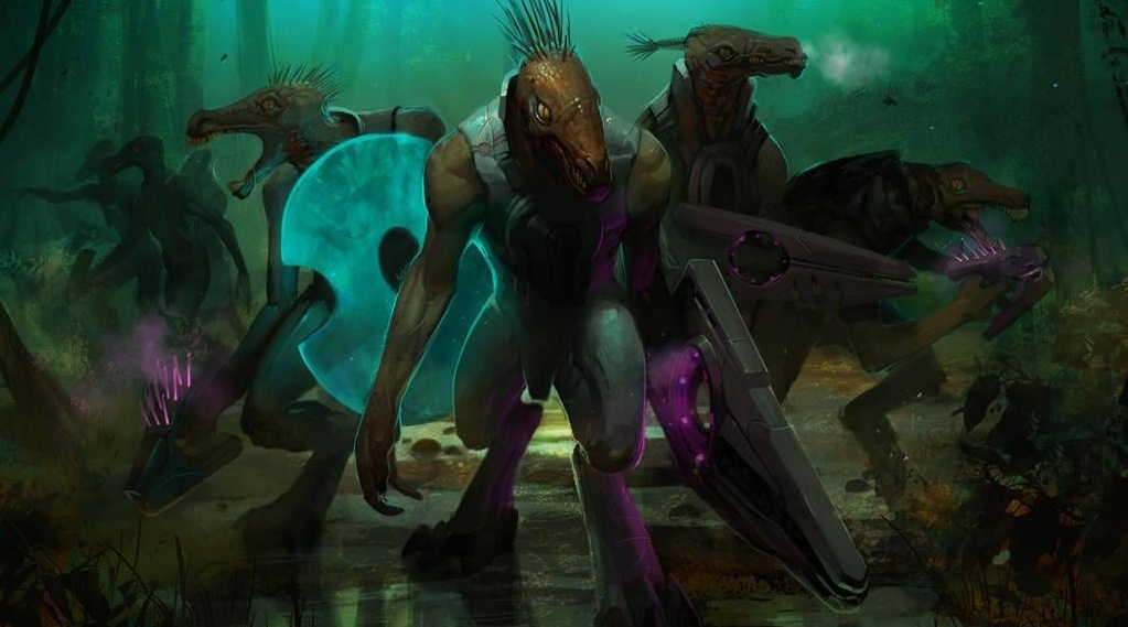 Concept art of Jackals in Halo Wars