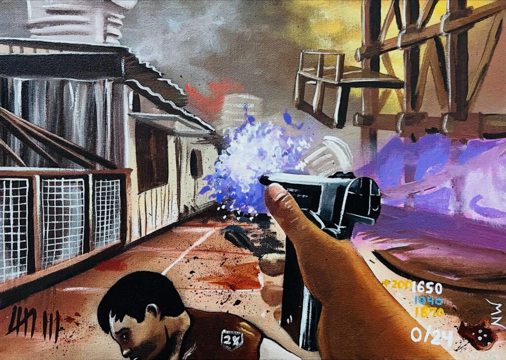 I painted this scene from Die Rise B02!