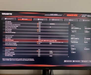 i9 12900KF DDR5 6000 A-Die RAM optimization