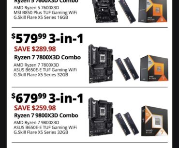Microcenter is having the 3 combo again
