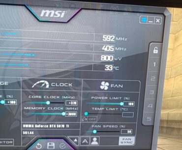 ASUS Strix Rtx 5070 ti OC GPU voltage is low