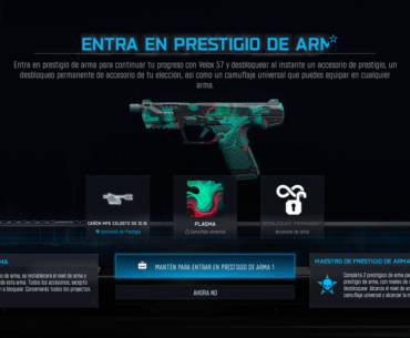 why i cant prestige the weapon?